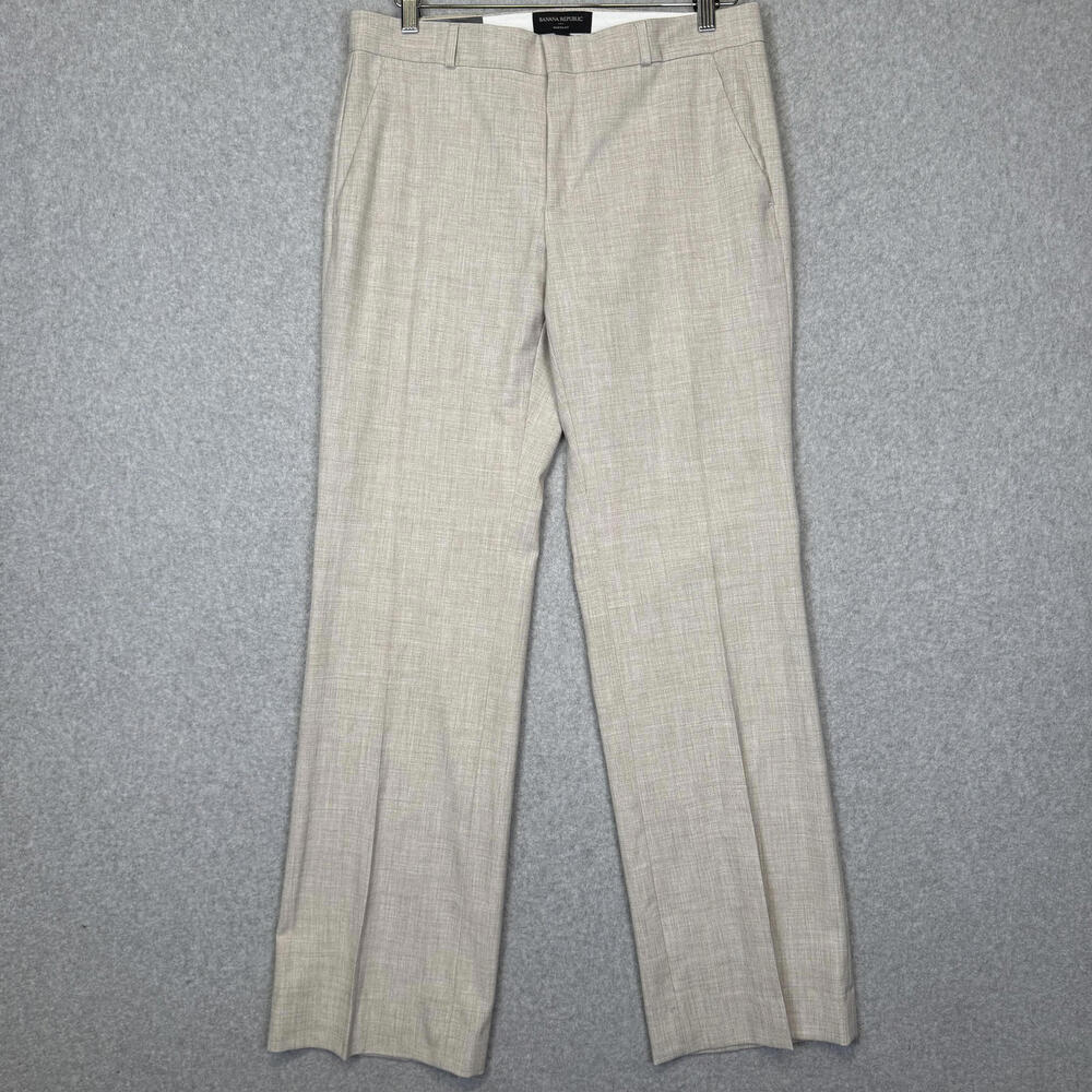 Brand New Banana Republic Women's Size 8 Martin pant Mid Rise Trousers beige